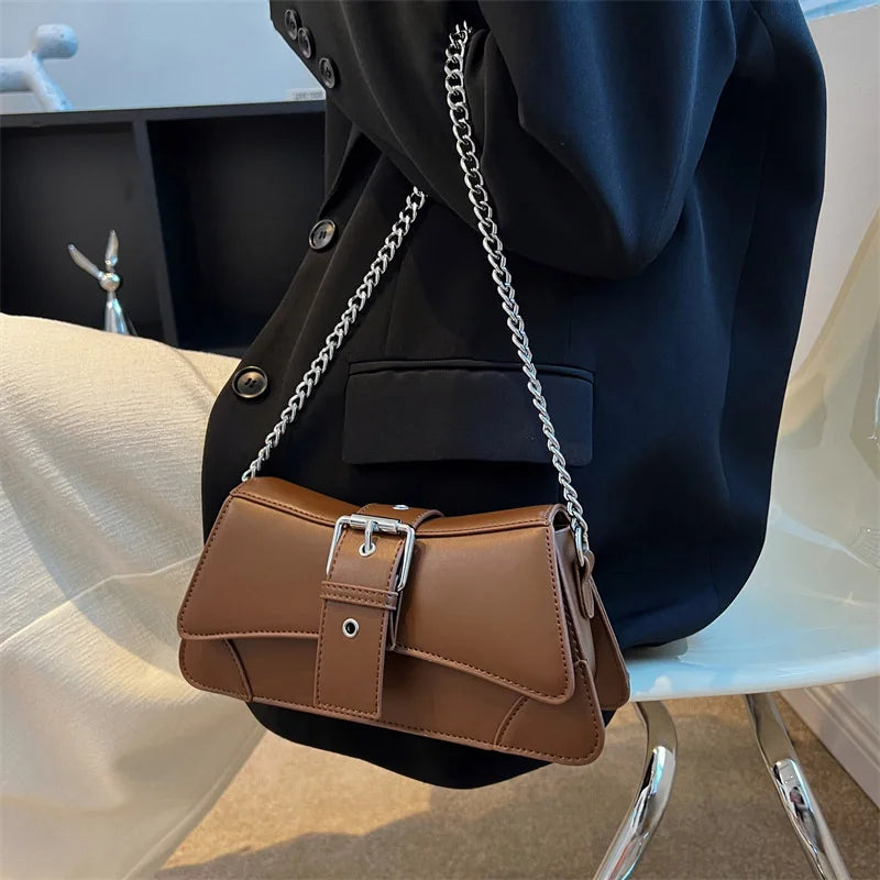 PU leather shoulder bag - Doonia-Elly Rose