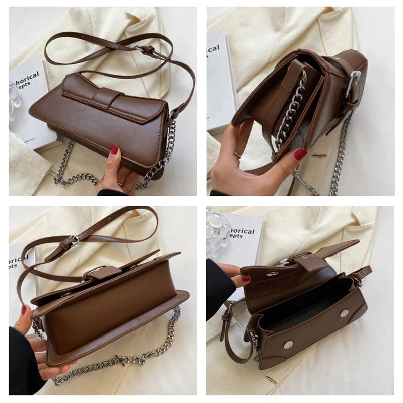 PU leather shoulder bag - Doonia-Elly Rose
