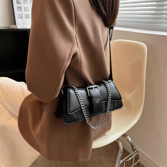 PU leather shoulder bag - Doonia-Elly Rose