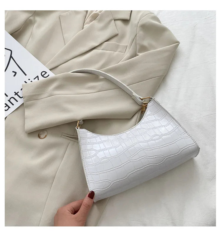 Retro handbag in vegetable leather-Elly Rose