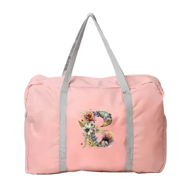 AURA - Cool fall travel bag with floral motif-Elly Rose