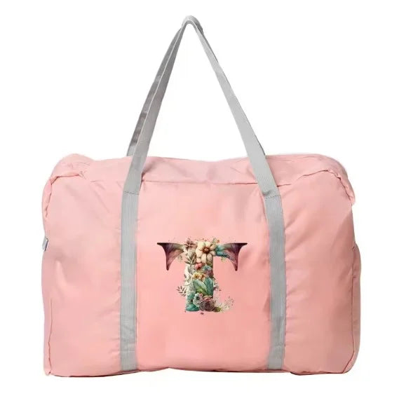 AURA - Cool fall travel bag with floral motif-Elly Rose