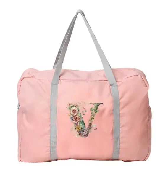 AURA - Cool fall travel bag with floral motif-Elly Rose