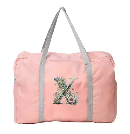 AURA - Cool fall travel bag with floral motif-Elly Rose