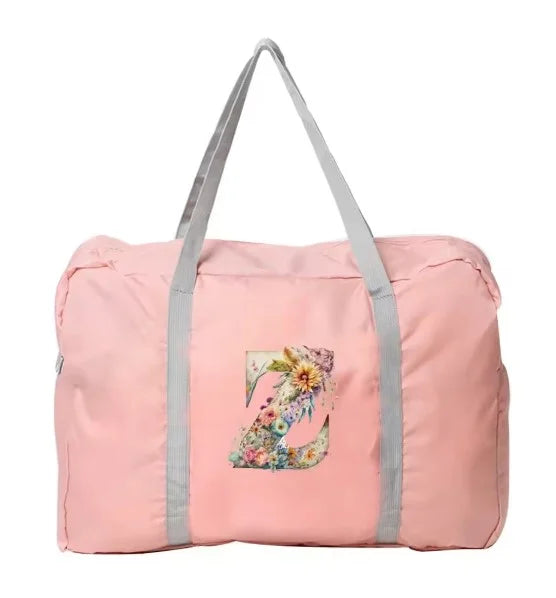 AURA - Cool fall travel bag with floral motif-Elly Rose
