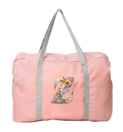 AURA - Cool fall travel bag with floral motif-Elly Rose