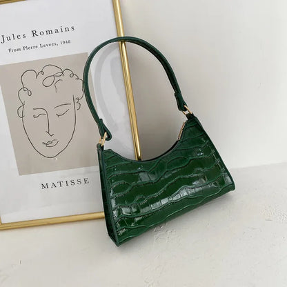 Mallie - Ladies shoulder bag in retro leather-Elly Rose