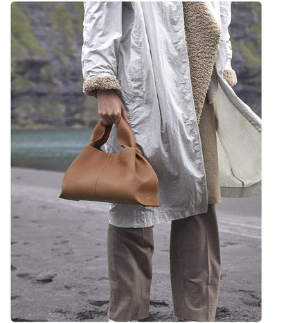 Vintage soft leather hanging bag - Maira-Elly Rose