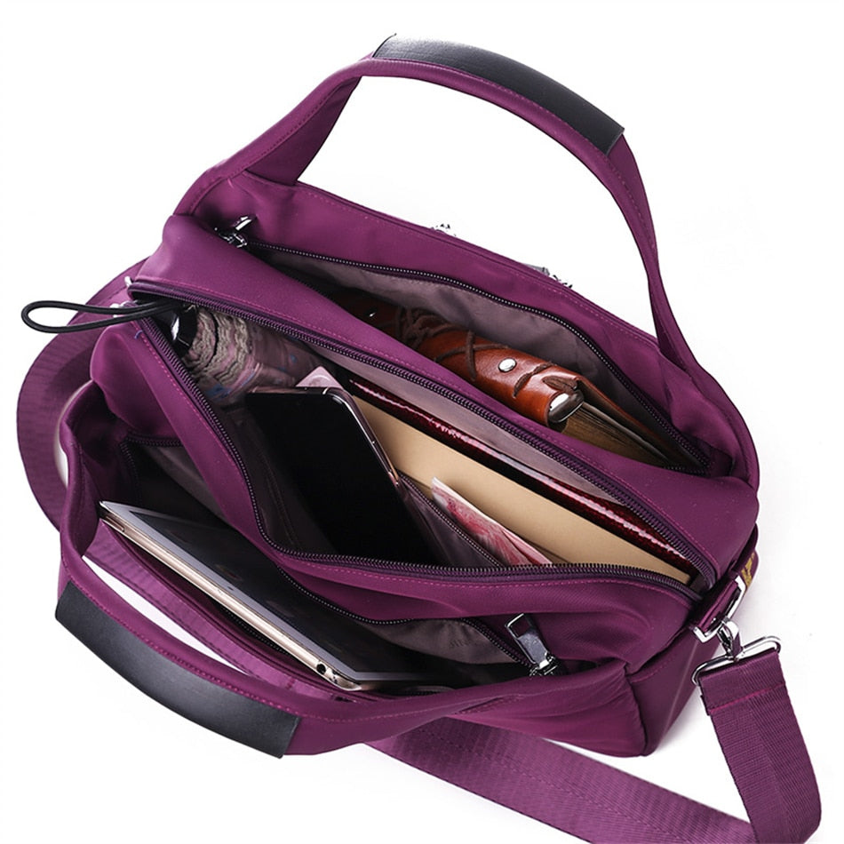 Lesley bag | Oxford shoulder bag-Elly Rose