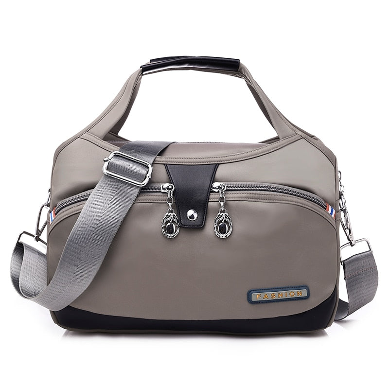 Lesley bag | Oxford shoulder bag-Elly Rose