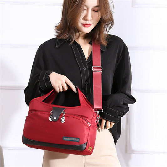 Lesley bag | Oxford shoulder bag-Elly Rose
