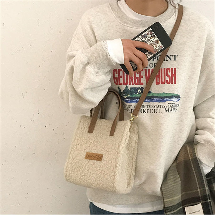 Teddy shoulder bag | Perfect with your Teddy coat-Elly Rose