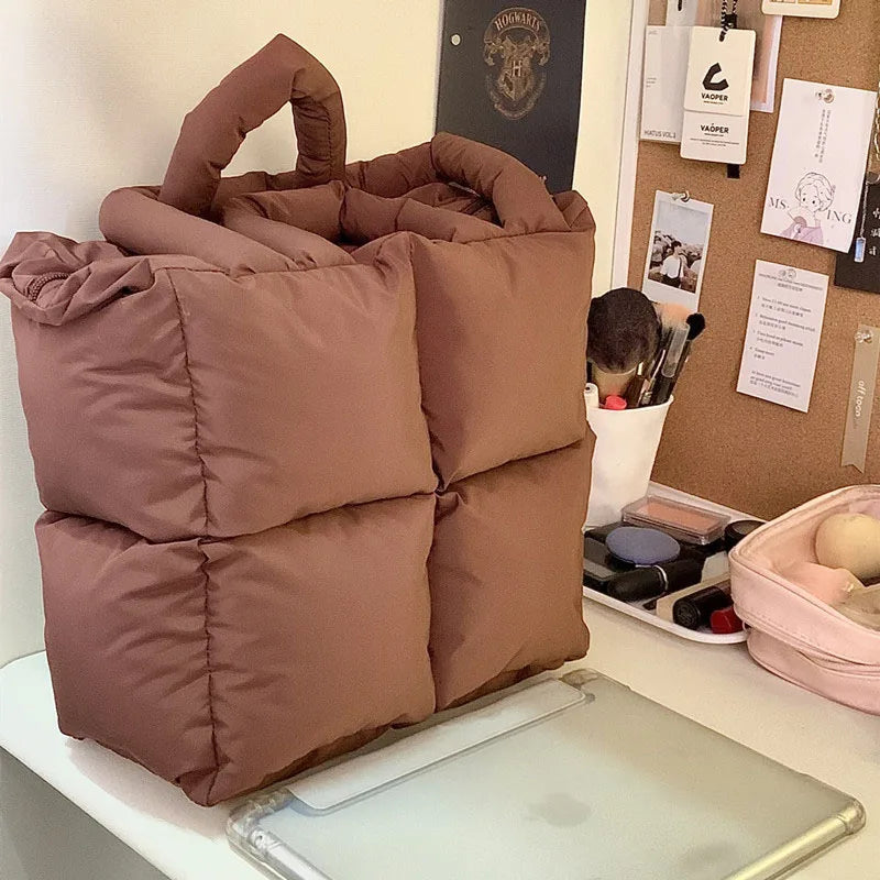 Élégance givrée winter tote bag-Elly Rose