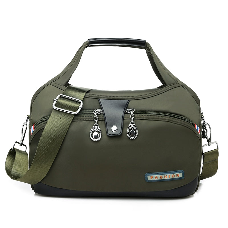 Lesley bag | Oxford shoulder bag-Elly Rose
