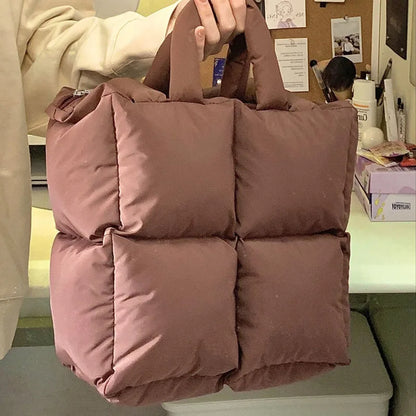 Élégance givrée winter tote bag-Elly Rose