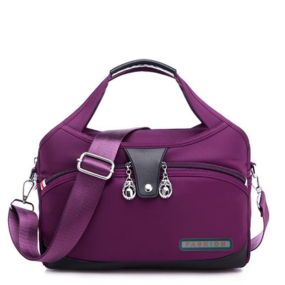 Lesley bag | Oxford shoulder bag-Elly Rose
