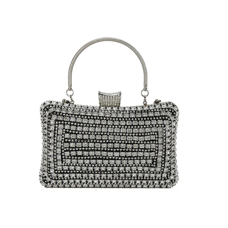 Crystal clutch bag | Evening clutch bag-Elly Rose