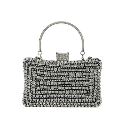 Crystal clutch bag | Evening clutch bag-Elly Rose