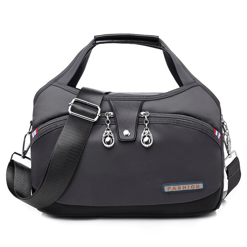 Lesley bag | Oxford shoulder bag-Elly Rose