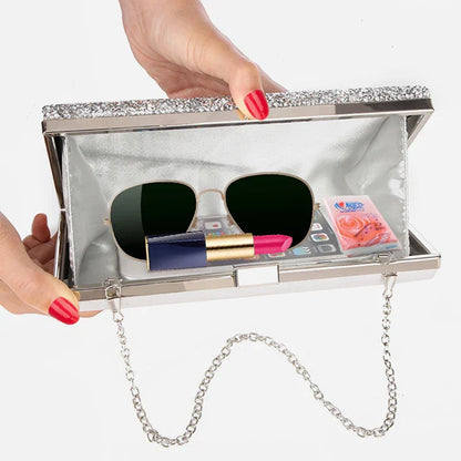 Stella Luxe diamond clutch bag-Elly Rose