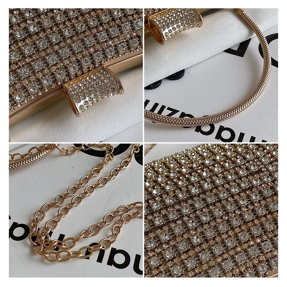 Crystal clutch bag | Evening clutch bag-Elly Rose