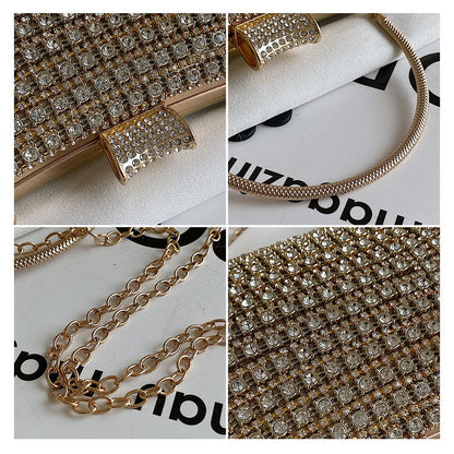 Crystal clutch bag | Evening clutch bag-Elly Rose
