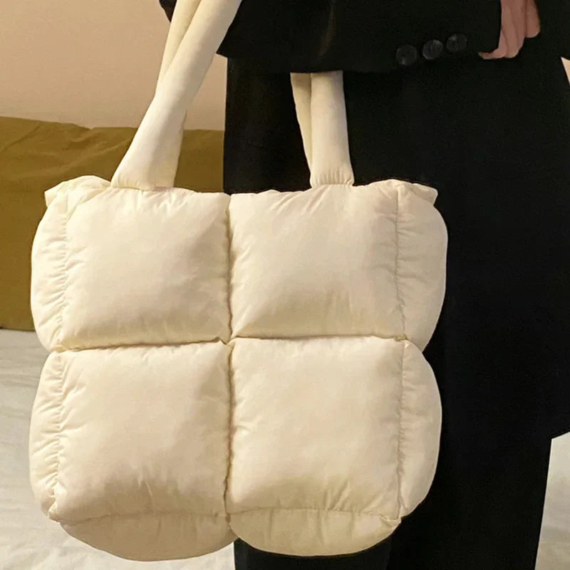 Élégance givrée winter tote bag-Elly Rose