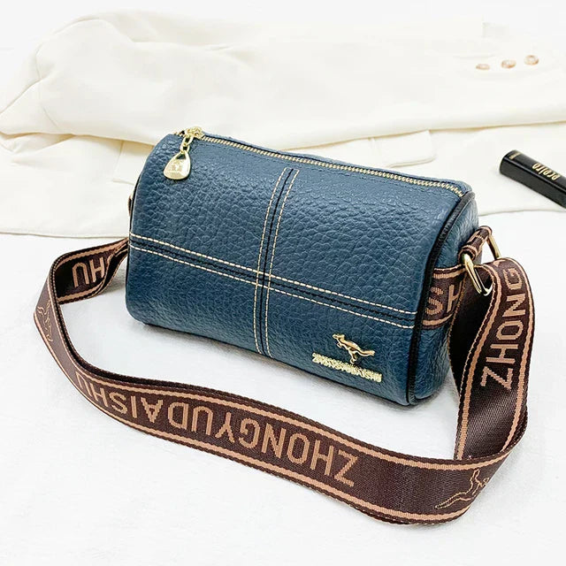 Abigail - Elegant shoulder bag with stone grain pattern-Elly Rose