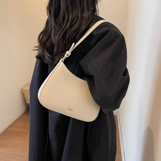 Trendy shoulder bag in vegetable leather-Elly Rose