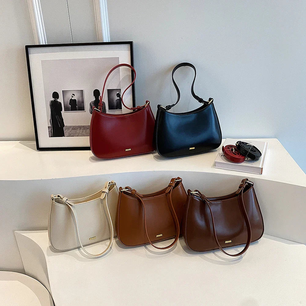 Trendy shoulder bag in vegetable leather-Elly Rose
