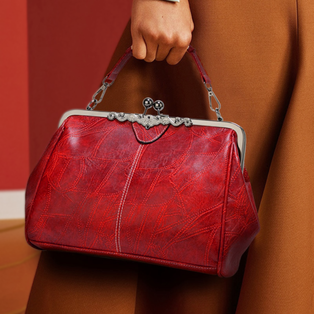 Vintage Kiss-Lock Handbag-Elly Rose