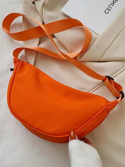 Lydia Ladies PU Leather Shoulder Bag | Crossbody Bag Orange-Elly Rose