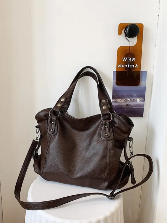 Mandy Ladies' Shoulder bag | Handbag | Shopper Dark brown-Elly Rose