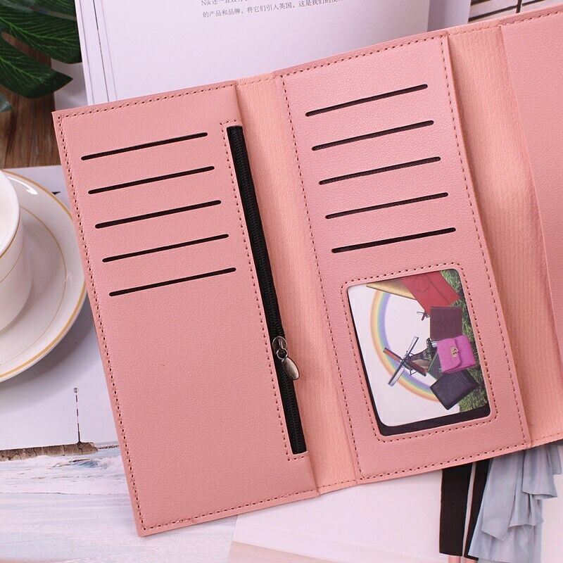 Minimalist long leather wallet | Simple & Trendy-Elly Rose