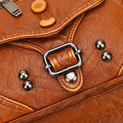 Aletta - Elegant shoulder bag in soft vegetable leather-Elly Rose