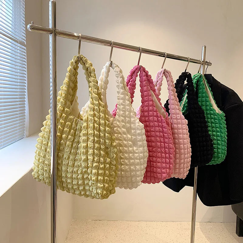 Pleated cloud bag for summer-Elly Rose