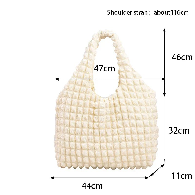 Pleated cloud bag for summer-Elly Rose