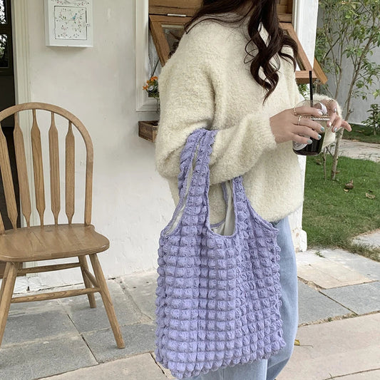 Pleated cloud bag for summer-Elly Rose
