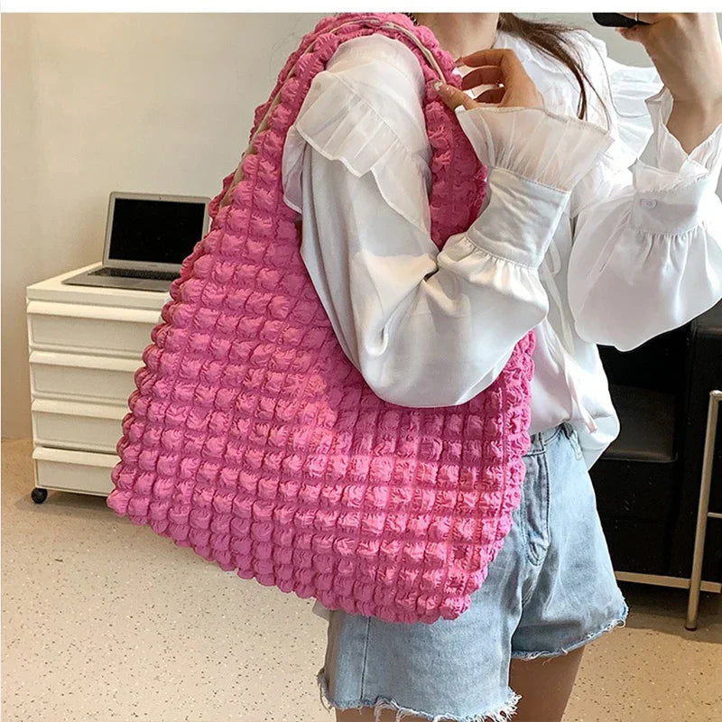 Pleated cloud bag for summer-Elly Rose