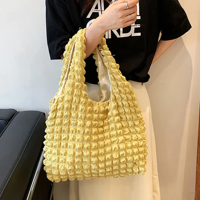 Pleated cloud bag for summer-Elly Rose