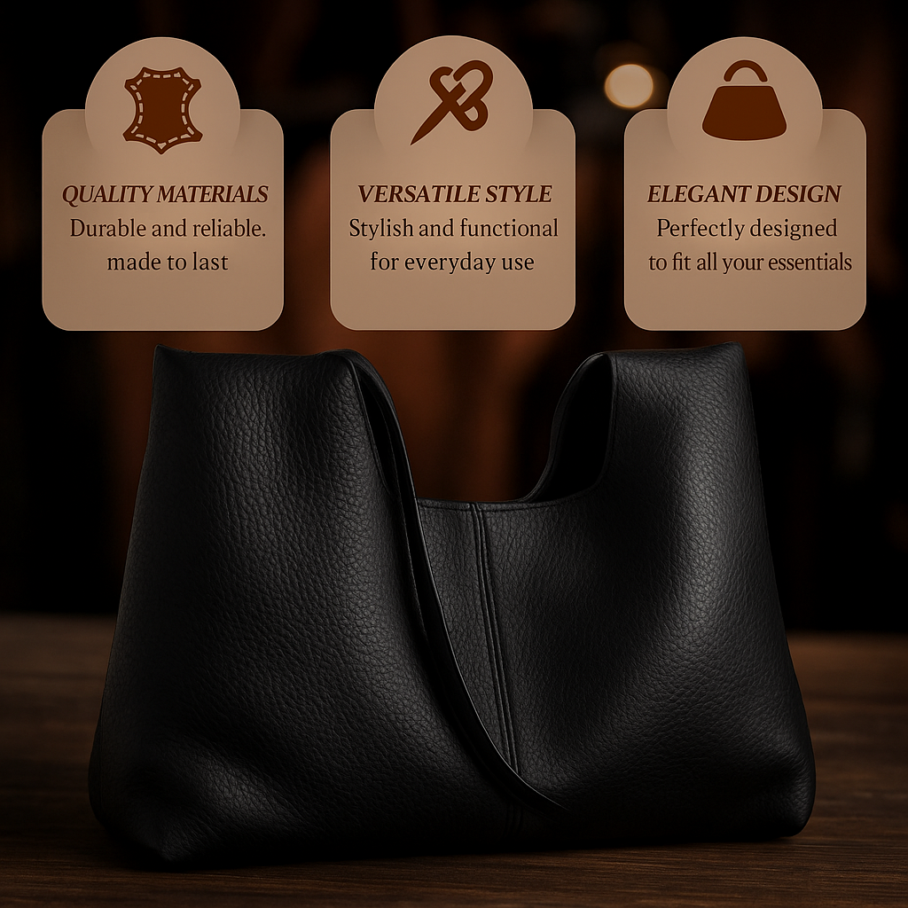 Ninon's Elegant Bag With Magnetic Closure