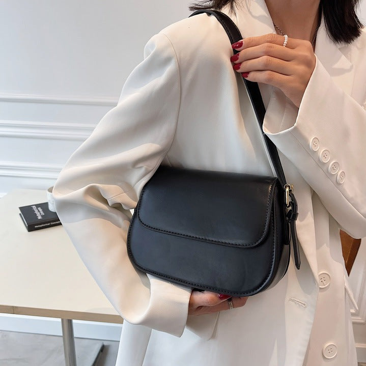 Priscilla - Elegant handmade leather shoulder bag-Elly Rose