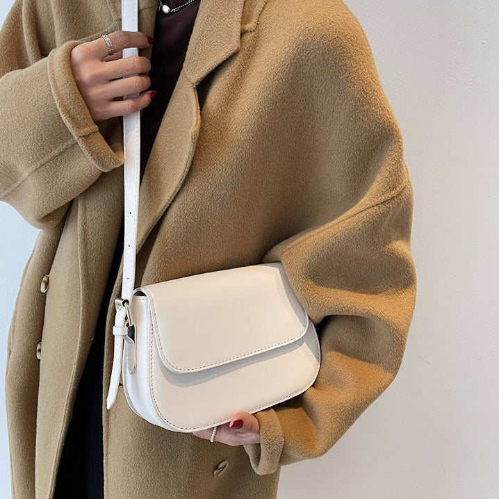 Priscilla - Elegant handmade leather shoulder bag-Elly Rose