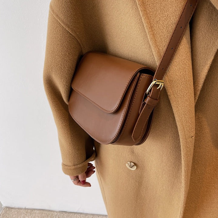 Priscilla - Elegant handmade leather shoulder bag-Elly Rose