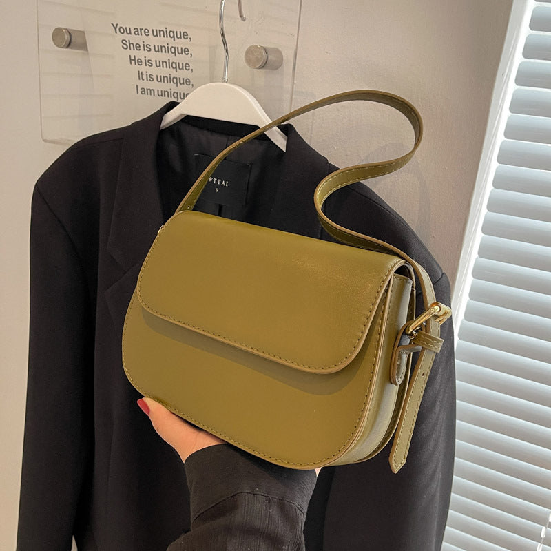 Priscilla - Elegant handmade leather shoulder bag-Elly Rose