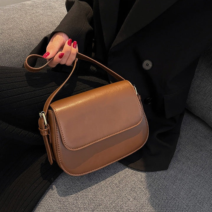 Priscilla - Elegant handmade leather shoulder bag-Elly Rose