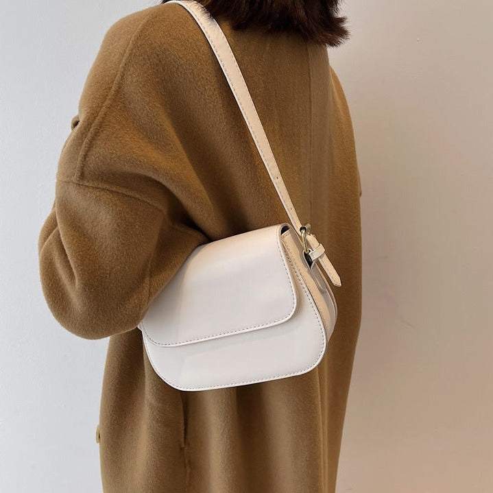 Priscilla - Elegant handmade leather shoulder bag-Elly Rose
