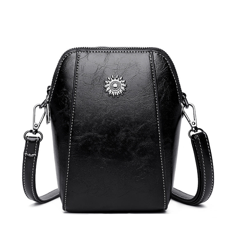 Zélie - Stilvolle Mini-Umhängetasche aus weichem Leder-Elly Rose