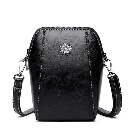 Zélie - Stilvolle Mini-Umhängetasche aus weichem Leder-Elly Rose