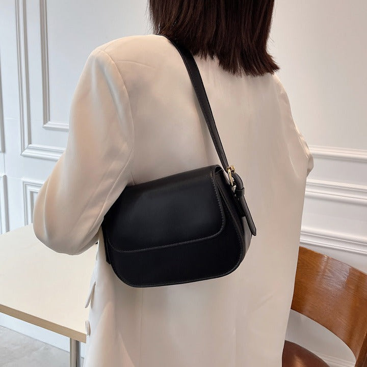 Priscilla - Elegant handmade leather shoulder bag-Elly Rose